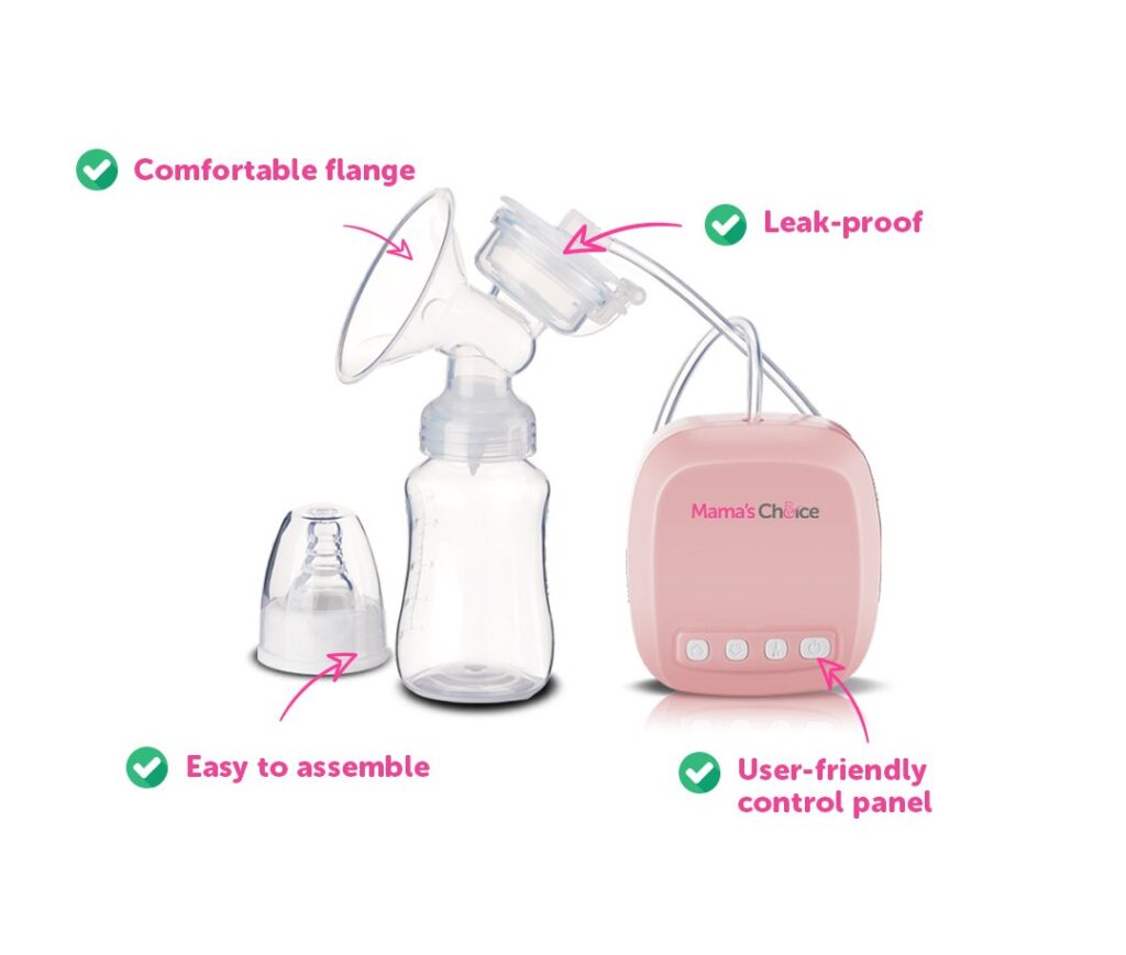 Features of Mama's Choice Single Electric Breast Pump