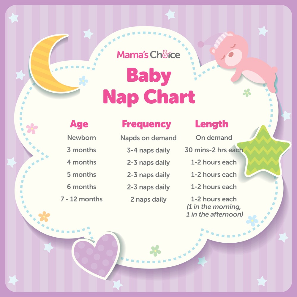 Baby nap chart guid