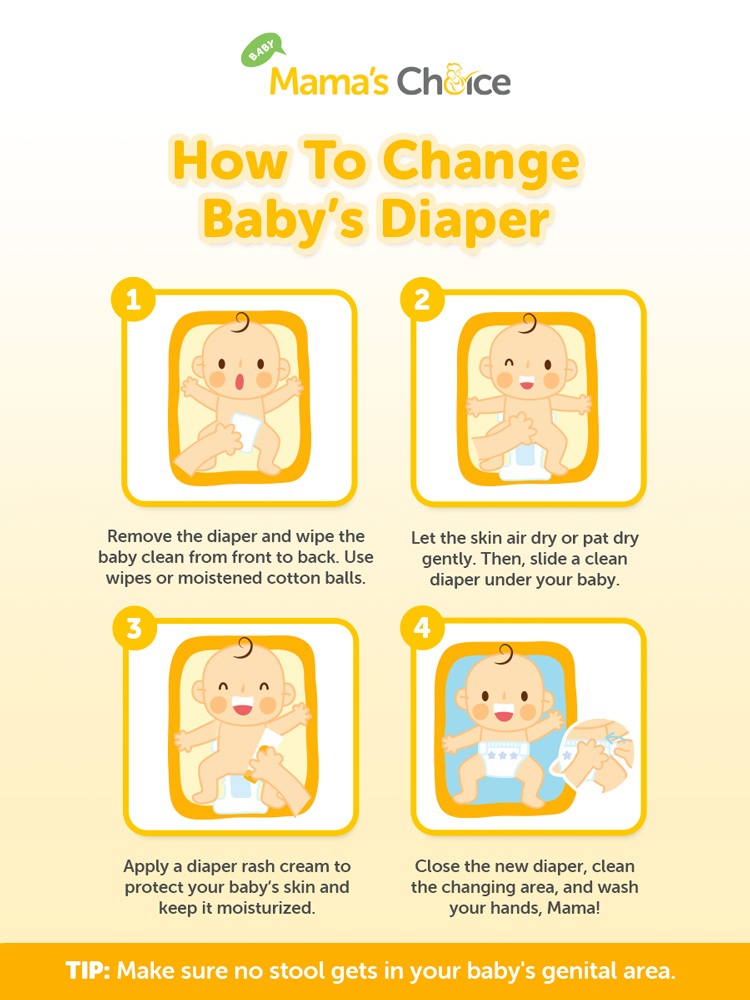 How to change a baby's diaper